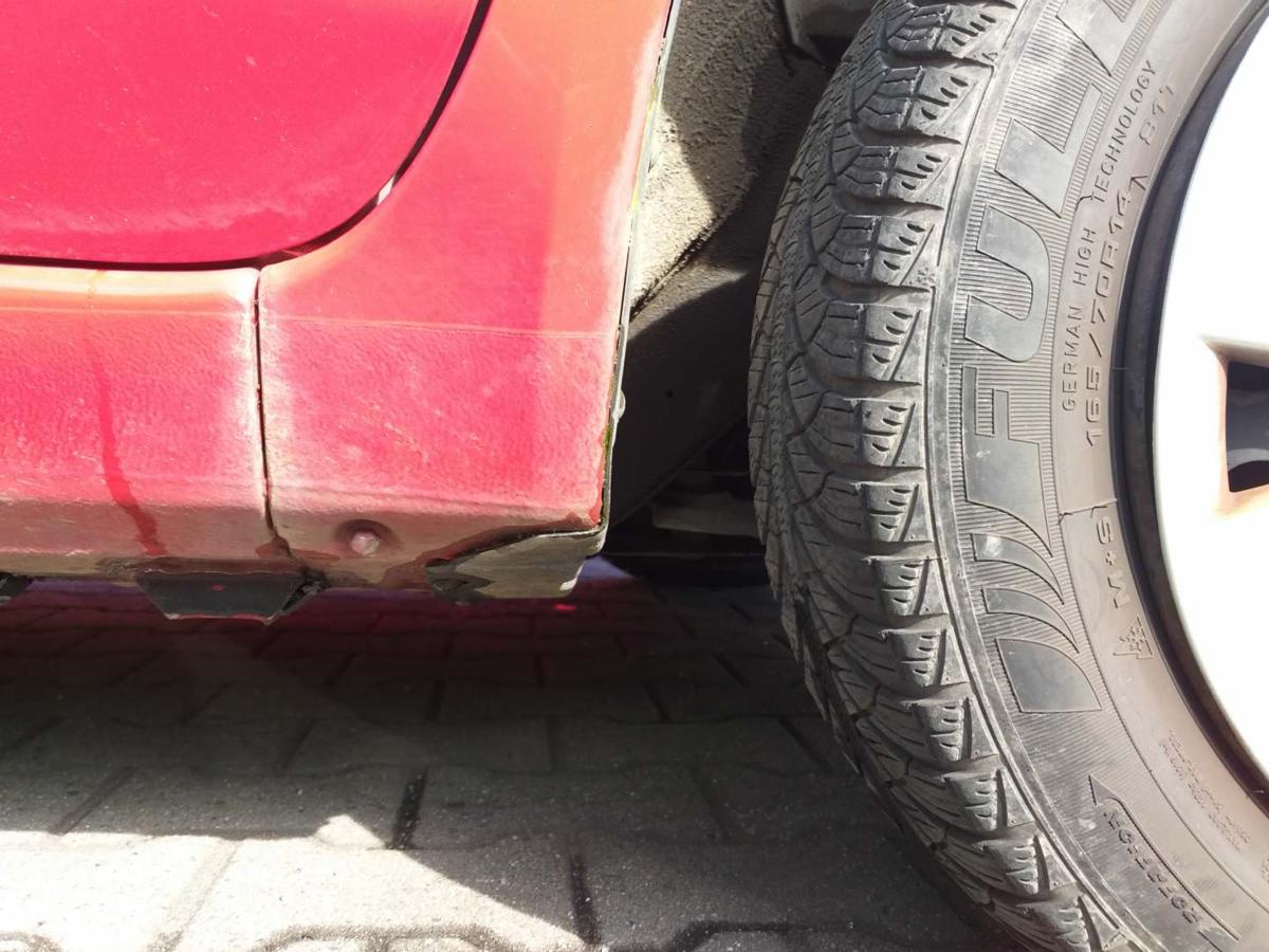 Nissan Micra K12 original Kotflügel vorn rechts Z10 Rot Bj.2004